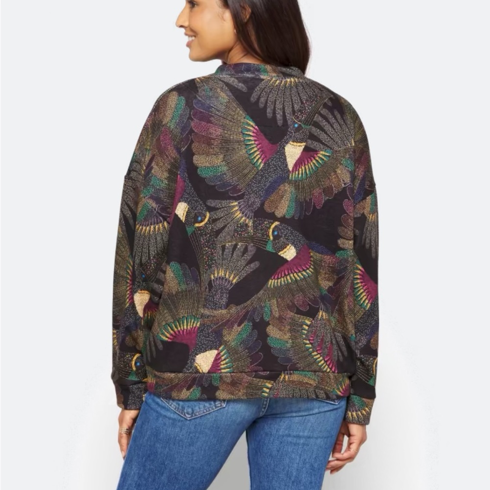 Farm Rio Toucan knit sweatshirt sz Small - Picture 4 of 6